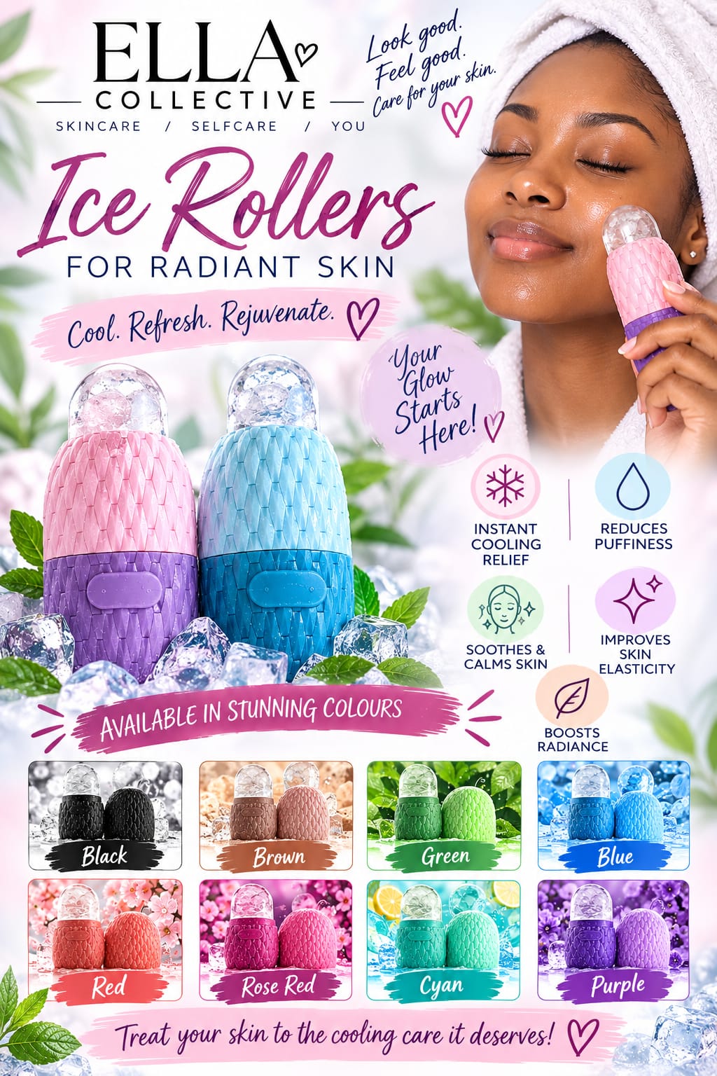 Ella Collective Ice Rollers – For Radiant Skin